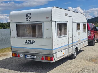 Obytný príves Knaus 450 1993 - kurenie, predstan - 2