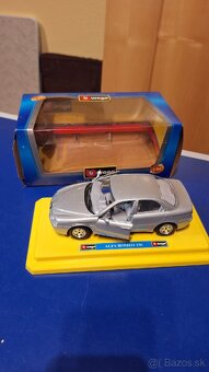 Bburago Alfa Romeo 156, 1:24, strieborná - 2