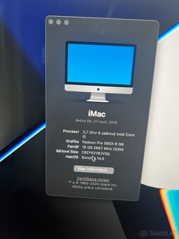 Na predaj: iMac Retina 5K, 27" (2019) - 2