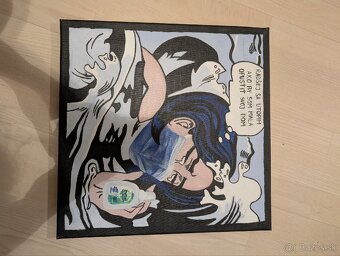 Pop-art obraz "Karanténa" - 2