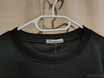 Čierne dlhé šaty s čipkou - 2