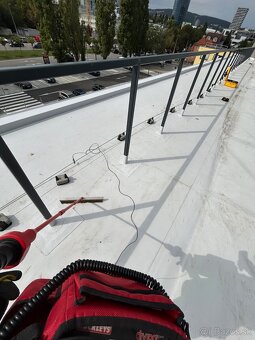 Iskrová skúška, diagnostika plochej strechy - 2