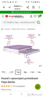 Roztahovacia postel - 2