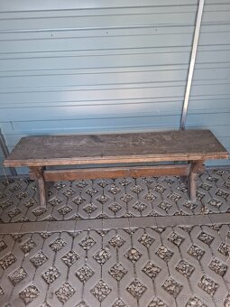 Stol a lavice masiv - 2