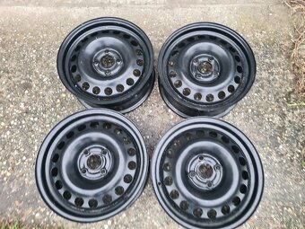 Plechove disky 4x100mm r15 opel - 2