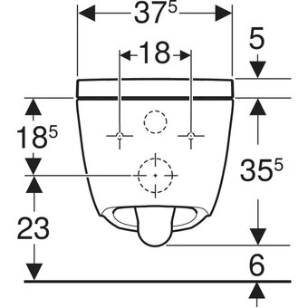 Keramická misa pre Geberit AquaClean Alba - 2