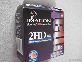 Diskety 3,5'' Imation 10 ks , krabicka, nenalepene stitky - 2