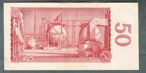 Staré bankovky 50 kčs 1964 VZÁCNÁ serie K  - 2