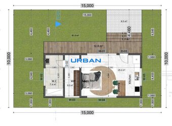 APARTMÁN V MALEBNEJ DEDINKE V UROA - 2