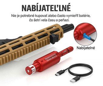 Laserový nastrelovač 2v1 aj na trening aj na nastrelenie - 2