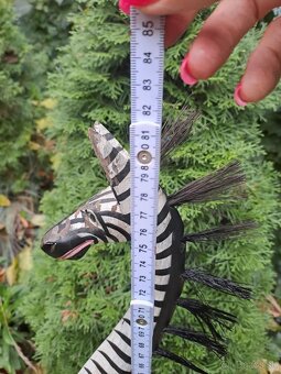 Zebra - drevena socha - 2