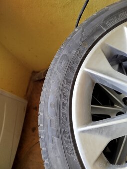 Predám elektróny+gumy 215/45r16 - 2
