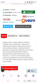 Laserový merač - 2