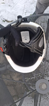 lyziarska prilba detská biela - 2