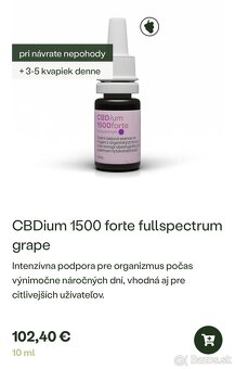 CBDium, CBD oleje - 2