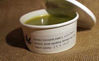 Měsíčkovo – konopná domácí mastička 100ml - 2