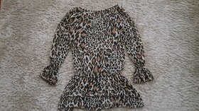 Blúzka s leopardím vzorom S - 2