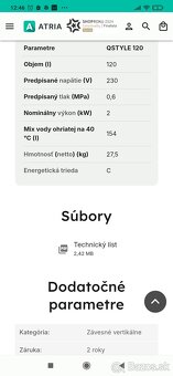 Bojler elektrický - 2