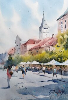 Obraz Košice Akvarel - 2