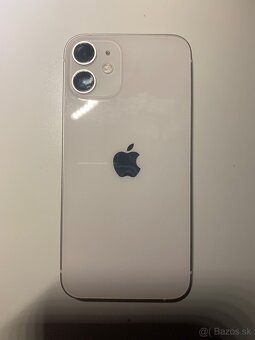 iPhone 12 mini 128 GB – biela – 100 % batéria, originál, kom - 2