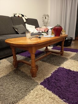 Rustikálny stolík - 2