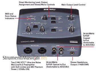 Predam zvukovku E-MU 0404 USB - 2