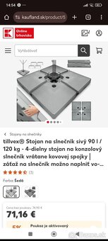 Slnečník 350cm. - 2