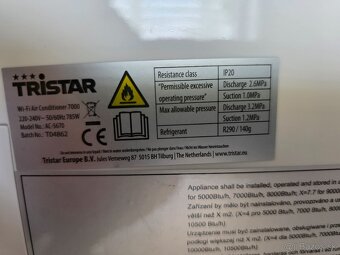 Predám mobilnú klimatizáciu Tristar - 2
