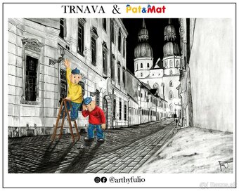 „Trnava“ - Realistická kresba - 2