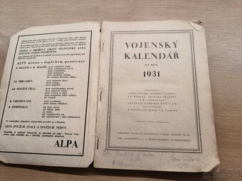 Vojenský kalendár 1931 - 2