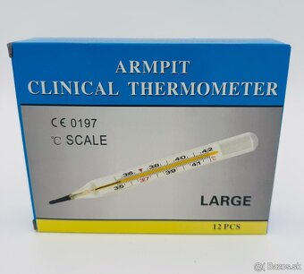 Ortuťový lekársky teplomer - 2