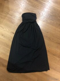 Čierne dlhé šaty S/M - 2