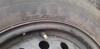 215/70 R16 plechove disky zo zimnymi gumami - 2