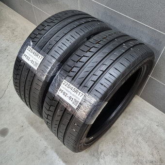 Letné pneumatiky 225/45 R17 CONTINENTAL DOT0519 - 2