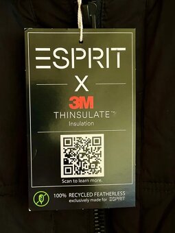 ČIERNA ZIMNÁ BUNDA zn.ESPRIT L/XL - 2
