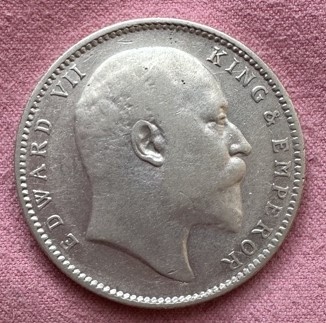 Minca strieborná - rupia 1906 - 2