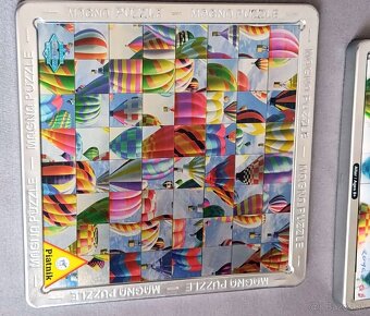 3D puzzle v kovových krabičkách, aj magnet. - 2