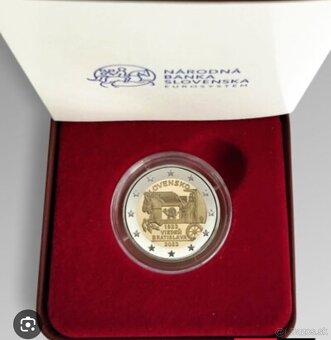 2 eur zberateľská minca proof - 2