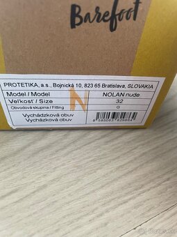 Tenisky protetika barefoot vel. 32 - 2