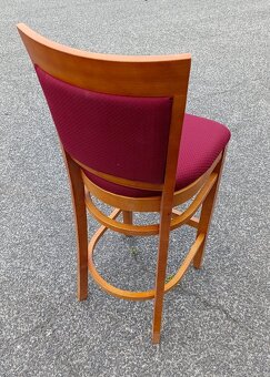 Barová drevená stolička - 2