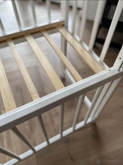 Detská postieľka 95x45 cm - biela - 2