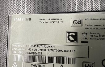 Samsung UE43TU7172U - 2