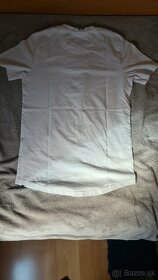Neznačkové základné biele tričko - 2