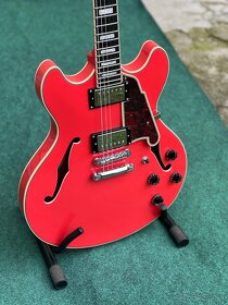 D'ANGELICO Premier DC Stop-bar Tailpiece Fiesta Red - 2
