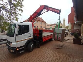 Autodoprava práca s hydraulickou rukou - 2