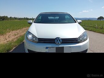 VW Golf 6 cabrio 1,6 Tdi 77kw/105hp M5 129800km - 2