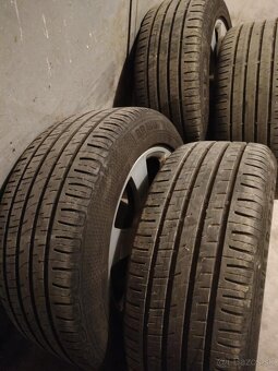 4ks alu disky orig. Mercedes 5x112 R17 pneu 225/55 R17 5mm - 2
