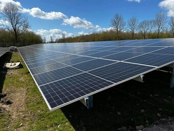 Solarne elektrárne- pokládka modulov - 2