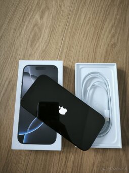 Predám nový Apple iPhone 16 Pro, 128GB, Black Titanium - 2