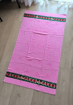 Luxusná osuška Gucci - ružová - 2